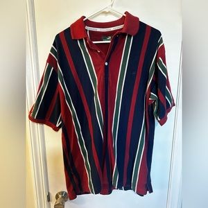 Crocodile International Vintage Men’s Striped Polo - Size XL